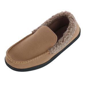 Isotoner Men's Brushed Knit Lewis Moccasin Slipper